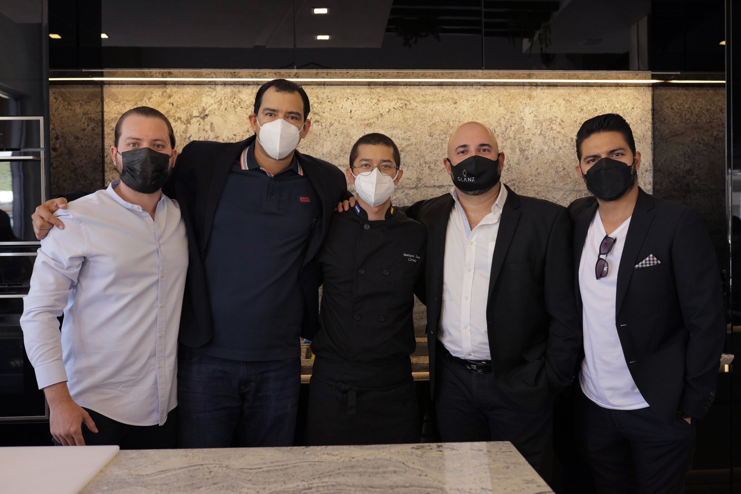 Joan Betanco, Napoleon Escobar, Gustavo Cruz , Ricardo Molina e Ilich Vasquez.